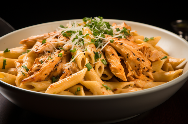 Creamy Rich One-Pot Buffalo Chicken Pasta