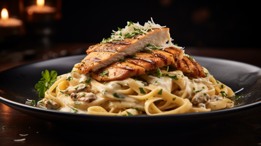 chicken alfredo pasta