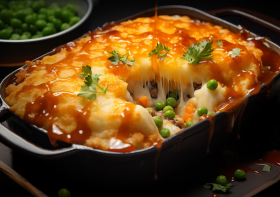 Creamy Spicy Buffalo Chicken Shepherd’s Pie